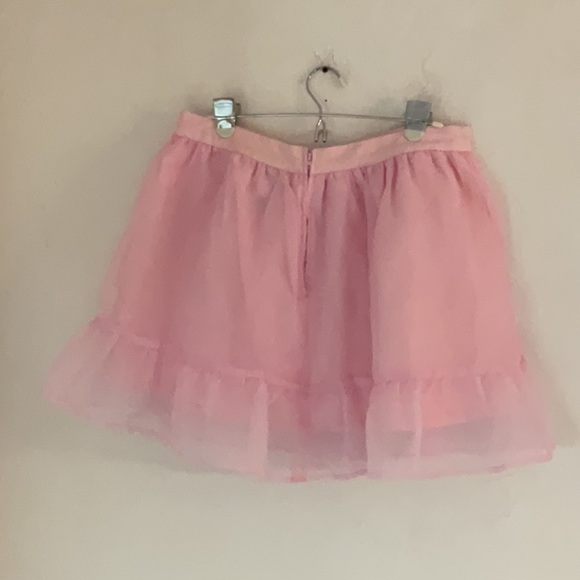 Sweet Society Ruffle & Bow Mini Skirt, Size MD, Pink - Picture 2 of 9